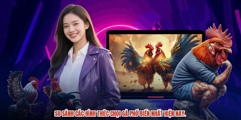 So sánh các hình thức chọi gà phổ biến, chọn lựa phù hợp.